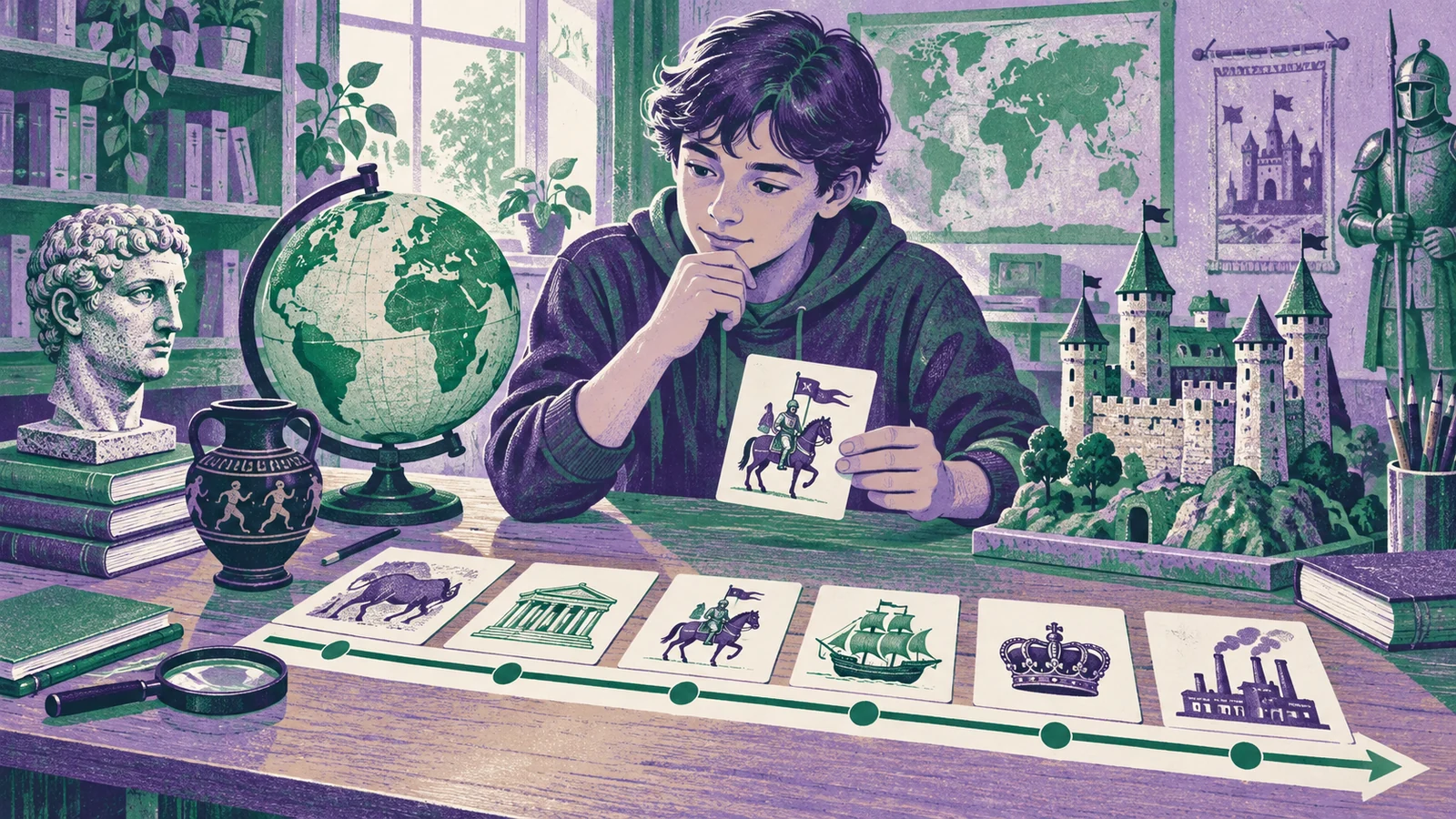 Иллюстрация к статье: История 7 класс: что изучают и как запоминать даты и события