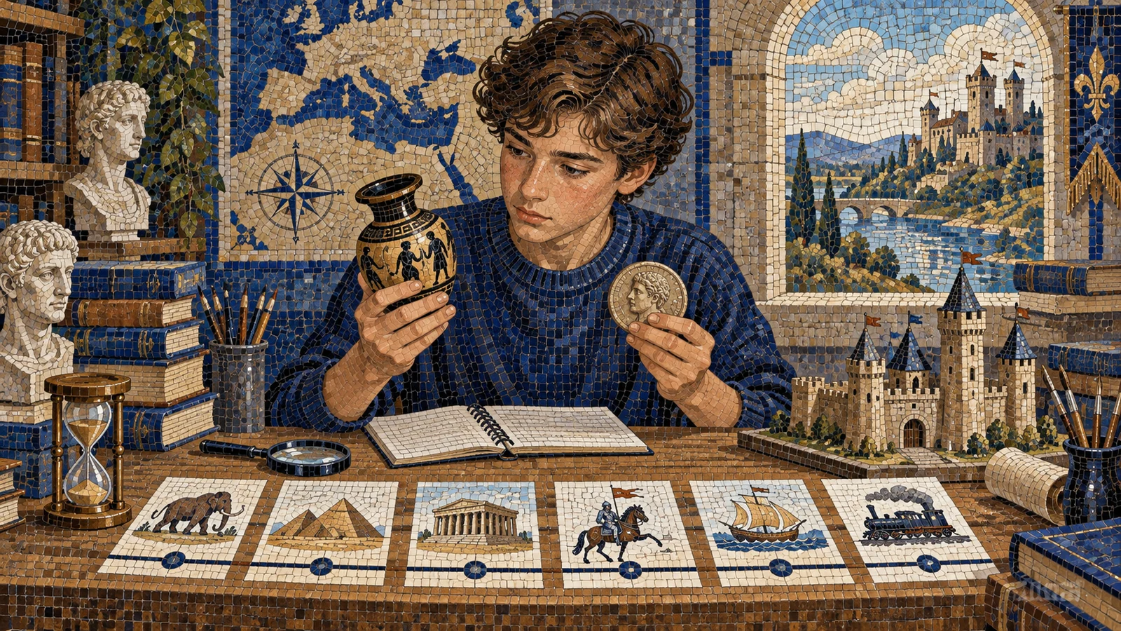 Иллюстрация к статье: ОГЭ по истории: периоды, работа с картой и источниками, план подготовки