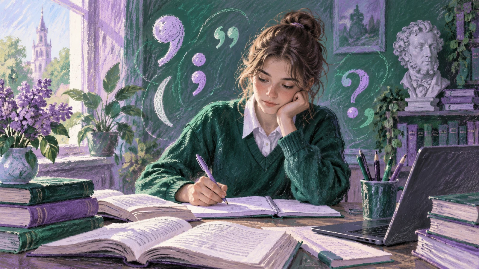 Иллюстрация к статье: Русский язык 11 класс: что проходят, частые ошибки и как заниматься дома