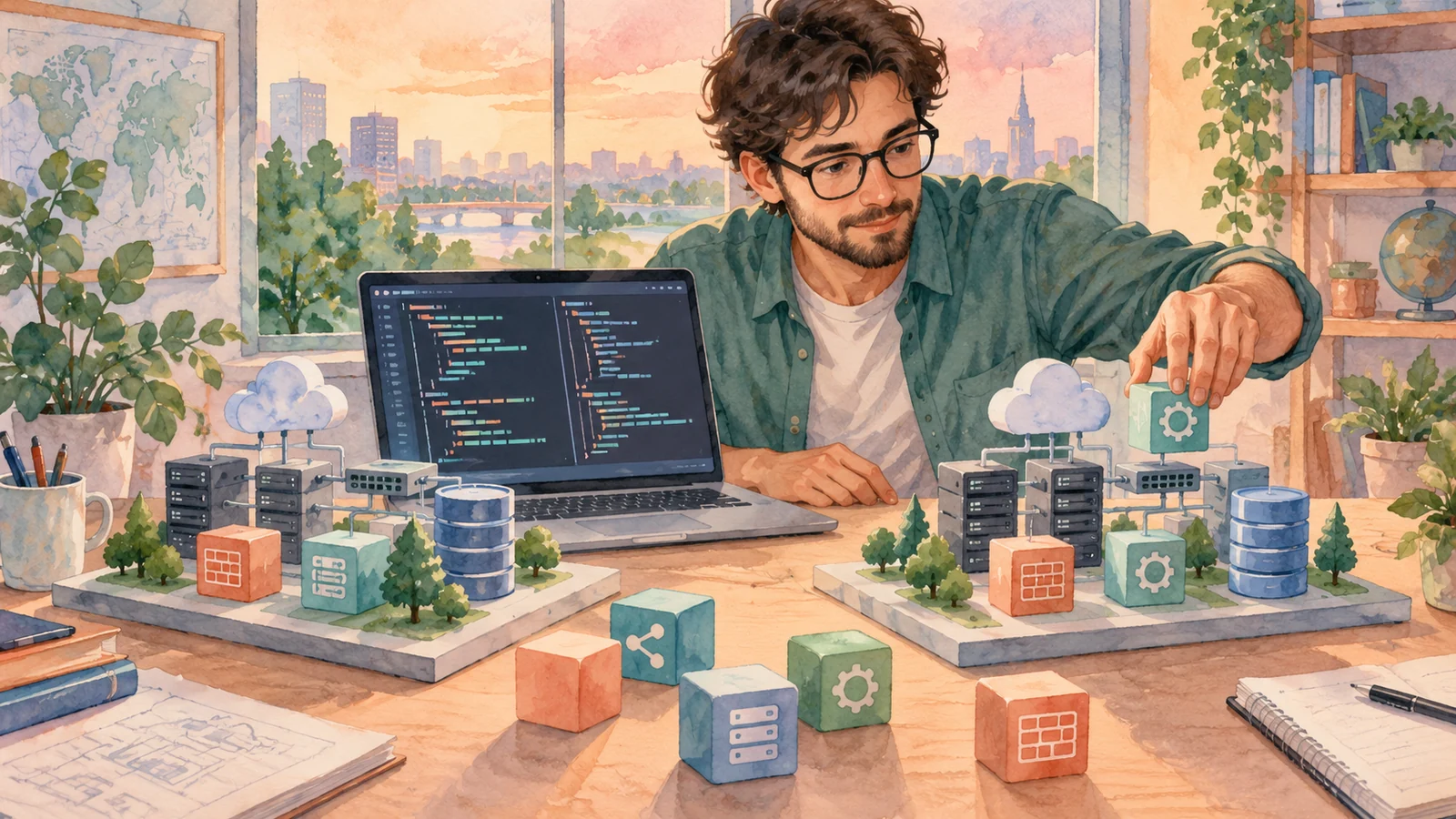 Иллюстрация к статье: Инфраструктура как код: Terraform и Ansible — что автоматизируют и как учить