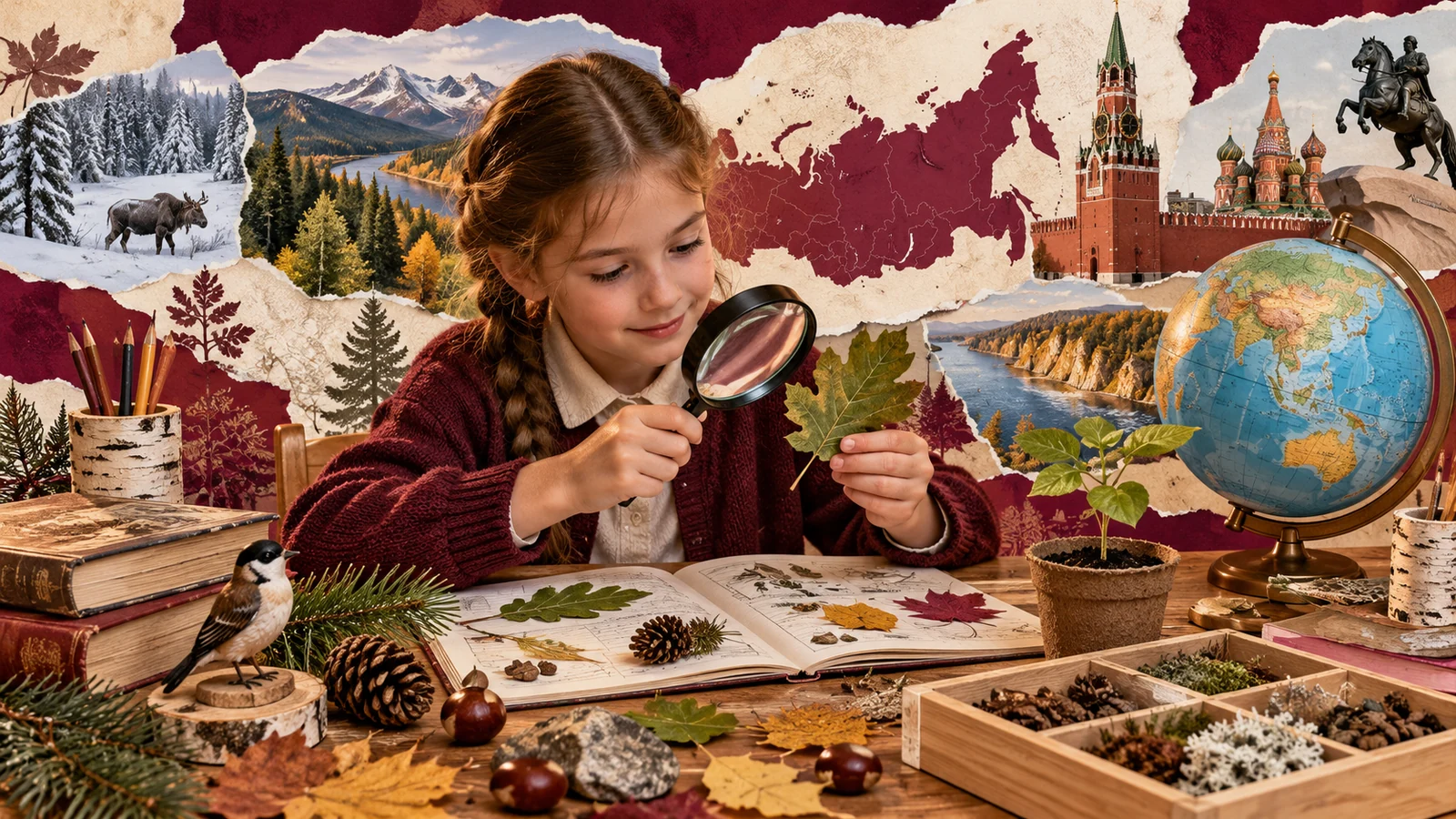 Иллюстрация к статье: Окружающий мир в 4 классе: история России, природные зоны, ВПР и помощь дома