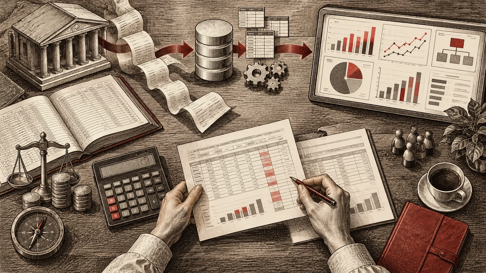 Иллюстрация к статье: Финансовая аналитика на данных: SQL, Power BI и дашборды для финансиста и экономиста