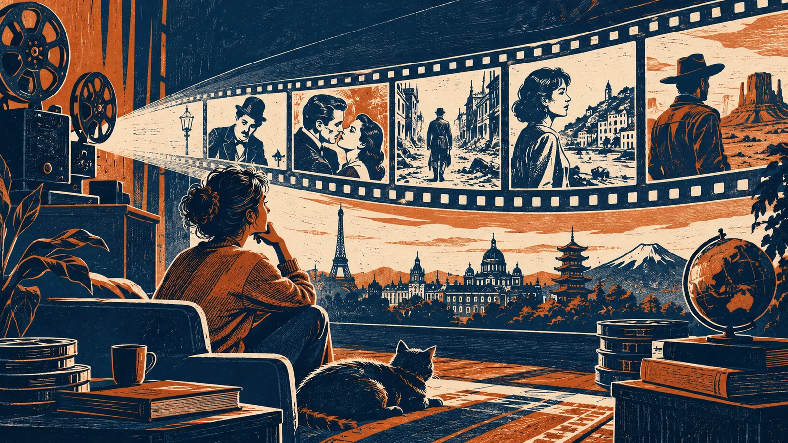 Иллюстрация к статье: История кино для зрителя: режиссёры, школы и страны — с чего начать насмотренность