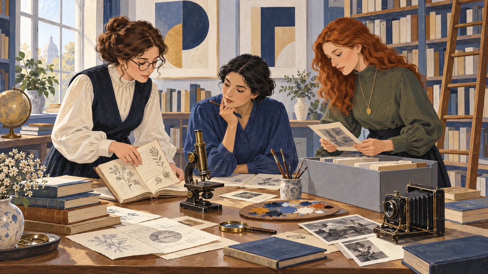 Иллюстрация к статье: Женщины в истории и искусстве: быт, тело, семья и художницы от Нового времени до XX века