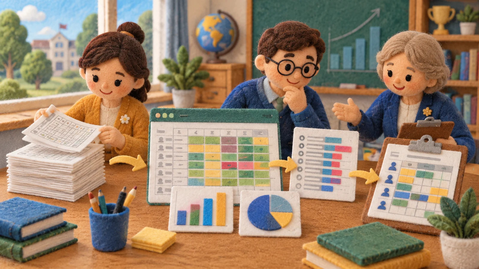 Иллюстрация к статье: Excel для учителя и завуча: выгрузка из электронного журнала, анализ ВПР и ОГЭ, нагрузка