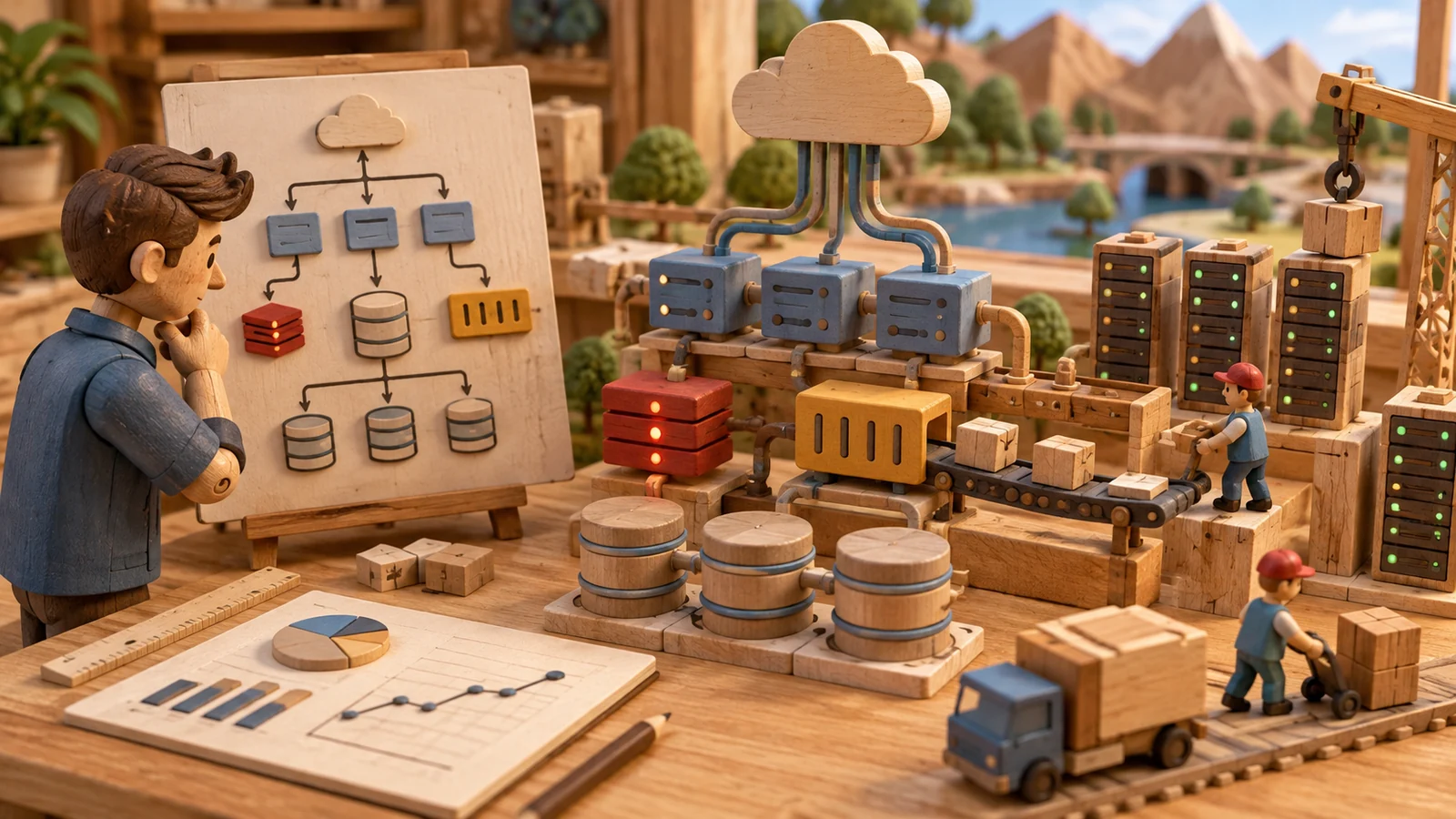 Иллюстрация к статье: System design и архитектура приложений: паттерны, чистая архитектура и масштабирование для мидла