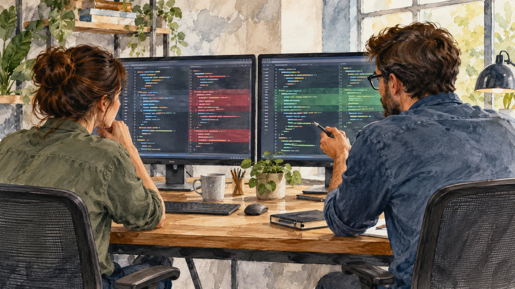 Разработчики обсуждают изменения в учебном проекте