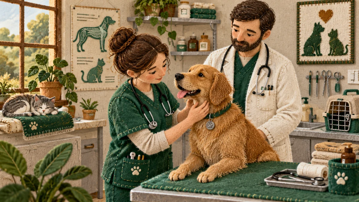Иллюстрация к статье: Ветеринарный фельдшер: чем занимается специалист, какие навыки нужны и как учиться